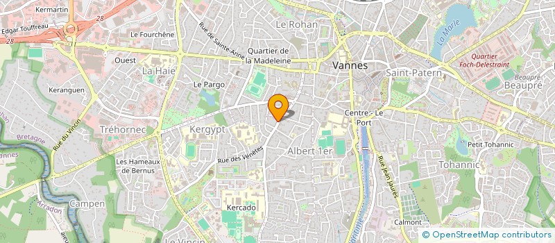 localisation de l'entreprise AN TI MELEN à VANNES