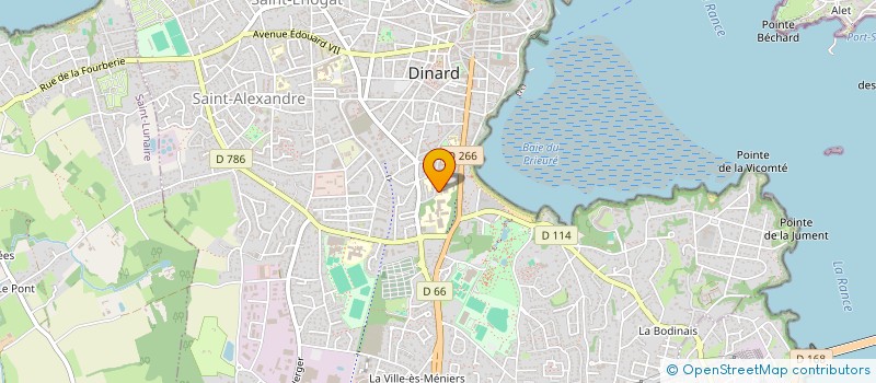 localisation de l'entreprise AN TI YVES  DINARD