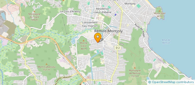 localisation de l'entreprise AN TO KAZ  REMIRE-MONTJOLY