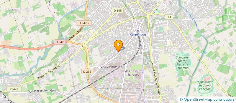 localisation de l'entreprise AN TRANSPORT EXPRESS à CARPENTRAS