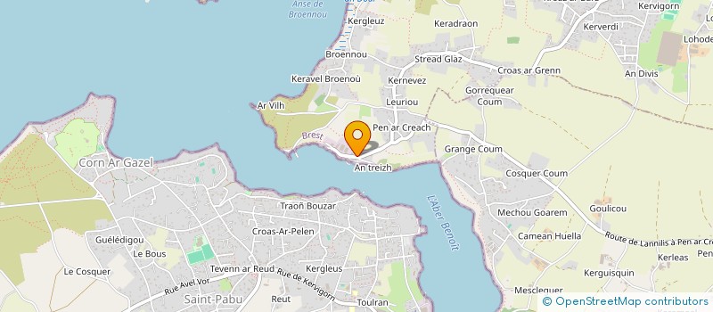 localisation de l'entreprise AN TREIZ  LANDEDA