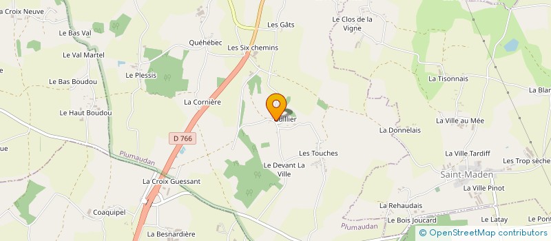 localisation de l'entreprise AN TREIZHERIEN  PLUMAUDAN