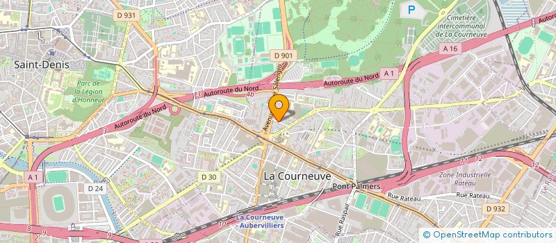 localisation de l'entreprise AN YE à LA COURNEUVE