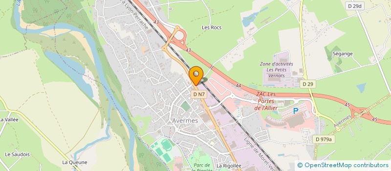 localisation de l'entreprise AN02  AVERMES