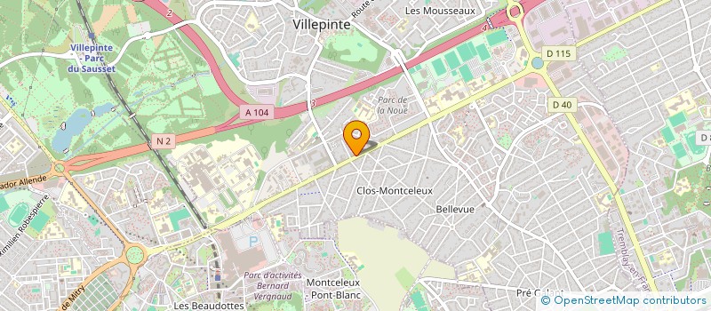 localisation de l'entreprise AN2 IMMO à VILLEPINTE