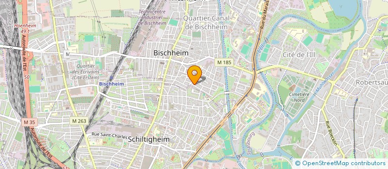 localisation de l'entreprise AN3C IMMO  BISCHHEIM