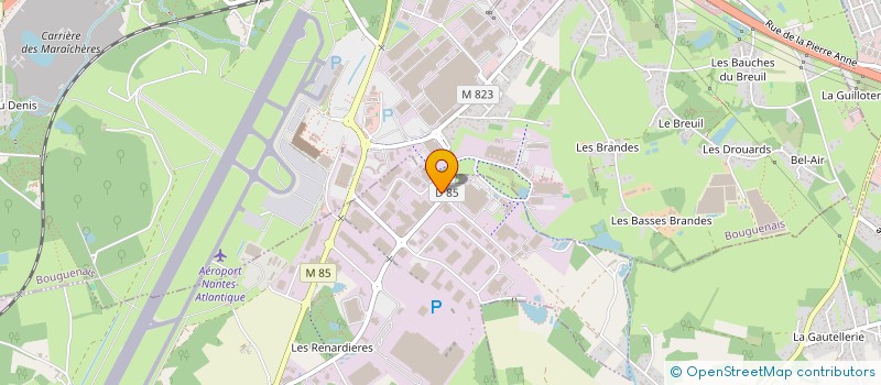 localisation de l'entreprise AN44 INDUSTRIE à SAINT-AIGNAN-GRANDLIEU