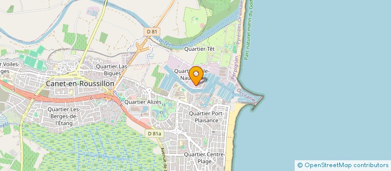 localisation de l'entreprise AN66 à CANET-EN-ROUSSILLON