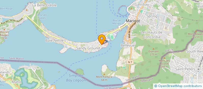 localisation de l'entreprise ANA  SAINT MARTIN