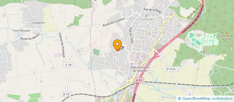 localisation de l'entreprise ANA  VENELLES