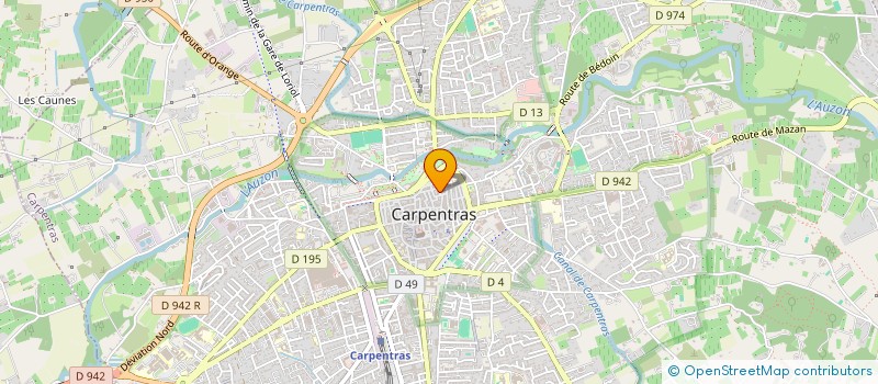 localisation de l'entreprise ANA 84  CARPENTRAS