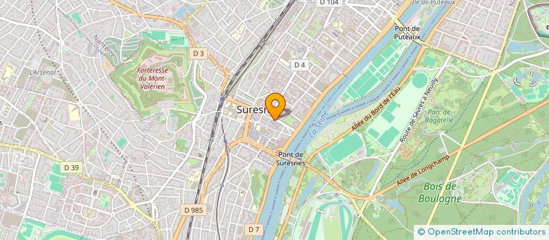 localisation de l'entreprise ANA à SURESNES