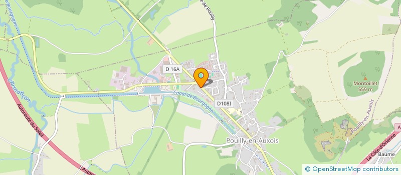 localisation de l'entreprise ANA  POUILLY-EN-AUXOIS