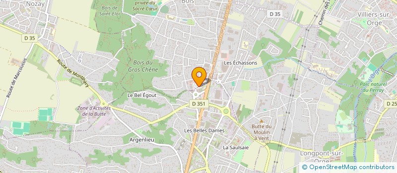 localisation de l'entreprise ANA à MONTLHERY