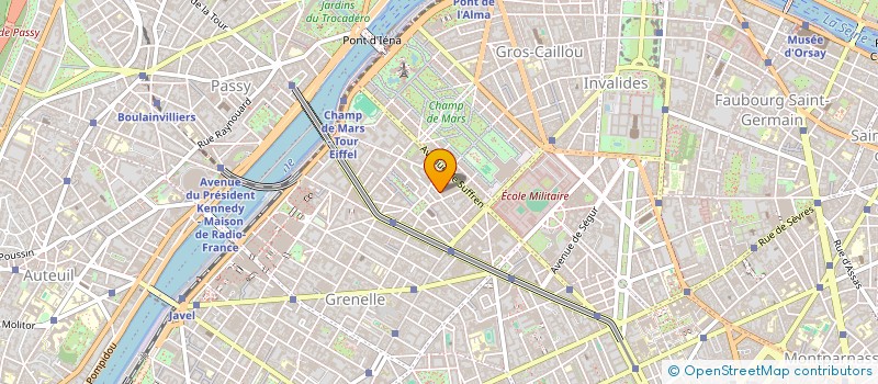 localisation de l'entreprise ANA  PARIS