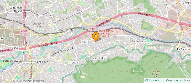 localisation de l'entreprise ANA à MARSEILLE