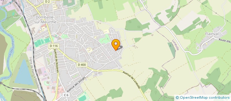 localisation de l'entreprise ANA  DOMBASLE-SUR-MEURTHE