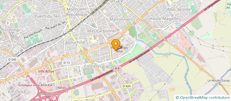 localisation de l'entreprise ANA AIR LAB  NIMES