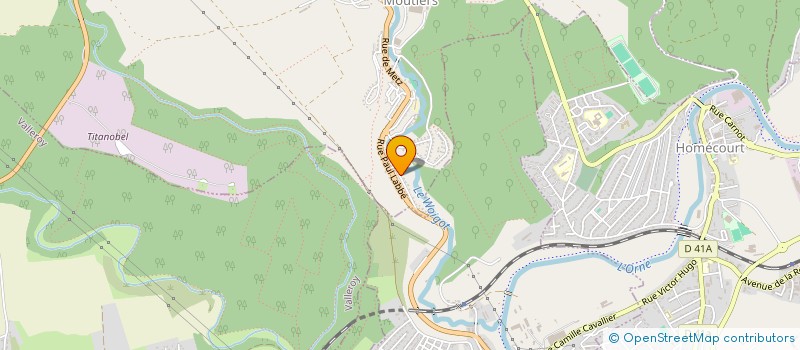 localisation de l'entreprise ANA'CARP  MOUTIERS