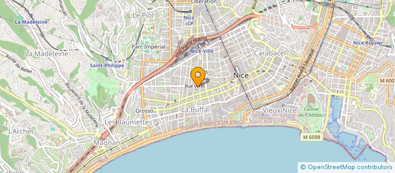 localisation de l'entreprise ANA D à NICE