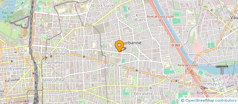 localisation de l'entreprise ANA ELIE à VILLEURBANNE