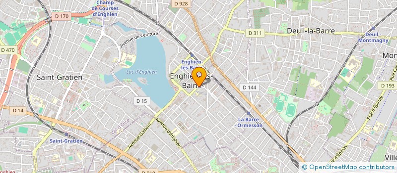 localisation de l'entreprise ANA ' ELLE à ENGHIEN-LES-BAINS