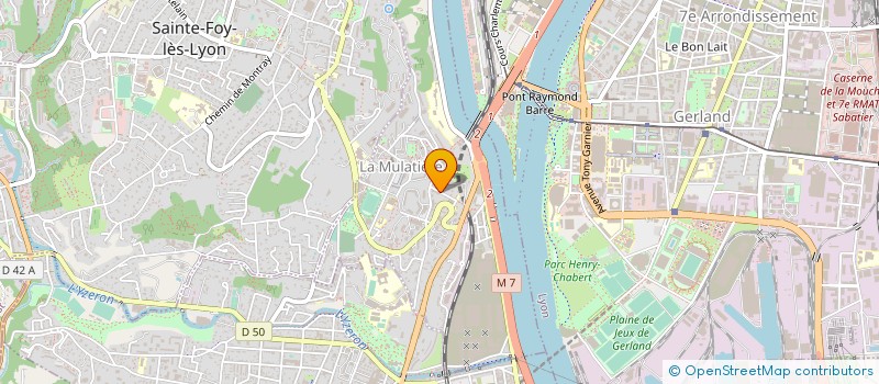 localisation de l'entreprise ANA.LIS' AGENCEMENT  LA MULATIERE