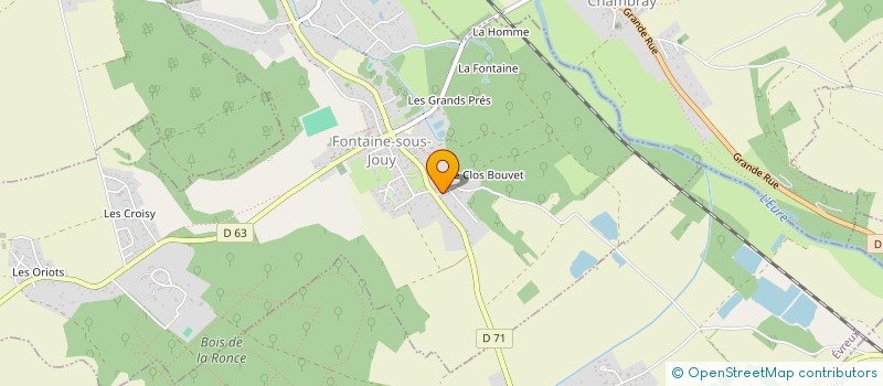 localisation de l'entreprise ANA.MEL IMMOBILIER  FONTAINE-SOUS-JOUY