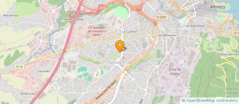 localisation de l'entreprise ANA MOORE  ANNECY