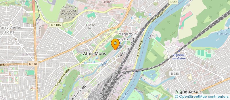 localisation de l'entreprise ANA PRIME à ATHIS-MONS