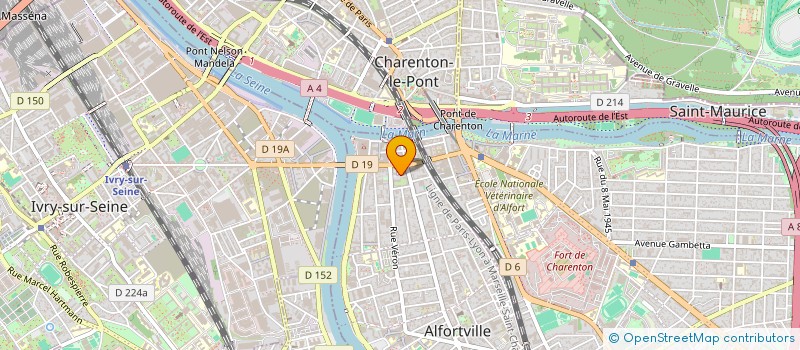 localisation de l'entreprise ANA-ROSE TRANSPORTS à ALFORTVILLE