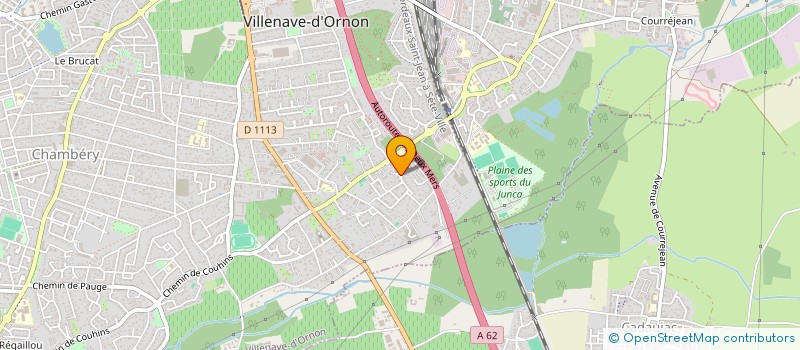 localisation de l'entreprise ANA TAXI  VILLENAVE-D'ORNON