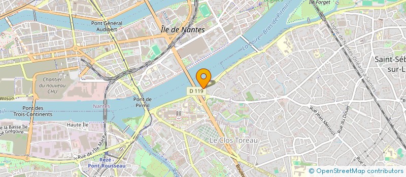 localisation de l'entreprise ANA-TERRA à NANTES