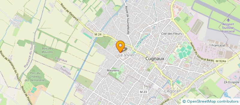 localisation de l'entreprise ANAA CORP à VILLENEUVE TOLOSANE