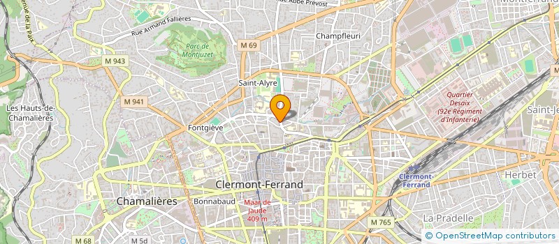 localisation de l'entreprise ANABA ANABA COUDERT INDIVISION  CLERMONT-FERRAND