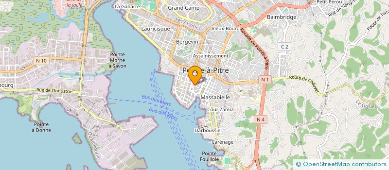 localisation de l'entreprise ANABAL à POINTE-A-PITRE