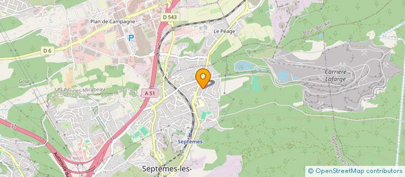 localisation de l'entreprise ANABAS à SEPTEMES-LES-VALLONS