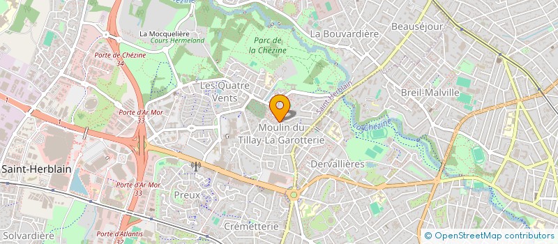localisation de l'entreprise ANABASE à SAINT-HERBLAIN