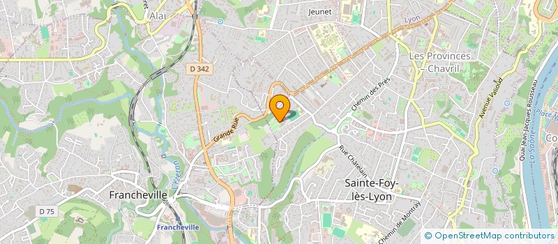 localisation de l'entreprise ANABASE  SAINTE-FOY-LES-LYON