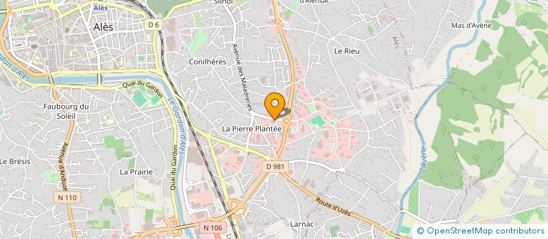 localisation de l'entreprise ANABASIS GRANDES ALPES à ALES