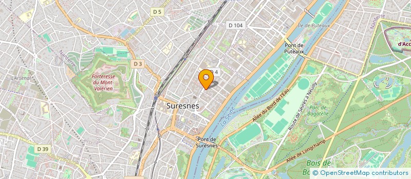 localisation de l'entreprise ANABEL à SURESNES