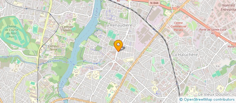 localisation de l'entreprise ANABEL à NANTES