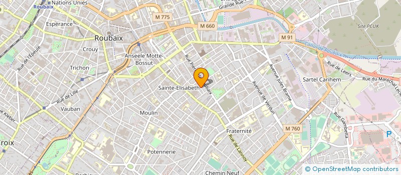 localisation de l'entreprise ANABELDI  ROUBAIX