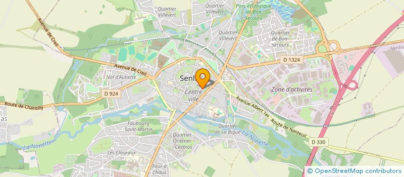 localisation de l'entreprise ANABELLE ET NATHALIE  SENLIS