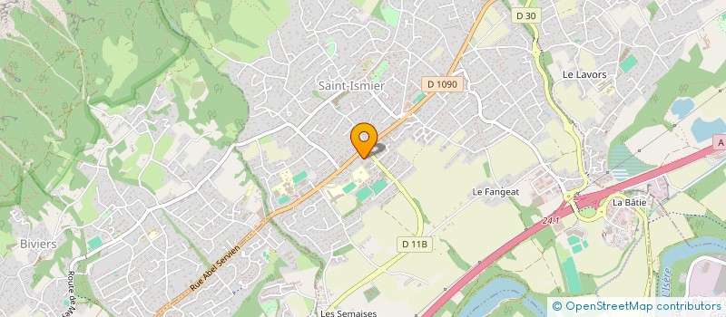 localisation de l'entreprise ANABIOR  SAINT-ISMIER