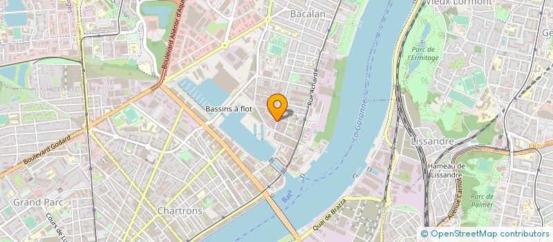 localisation de l'entreprise ANABIOZ  BORDEAUX