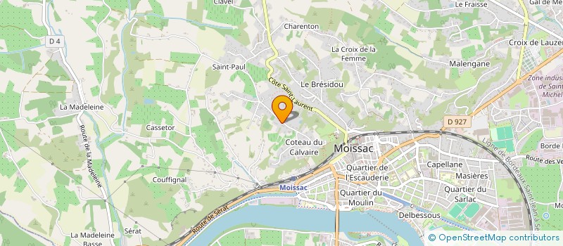 localisation de l'entreprise ANACANTA  MOISSAC