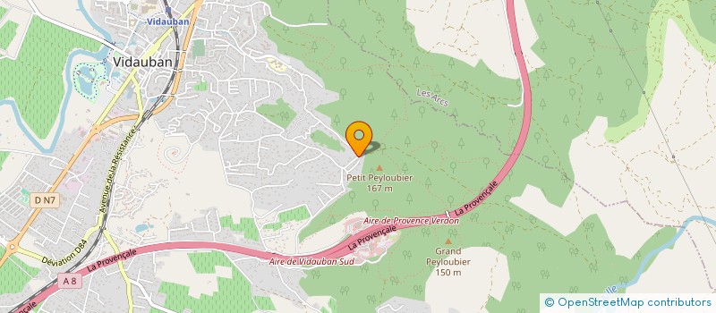 localisation de l'entreprise ANACAS  VIDAUBAN