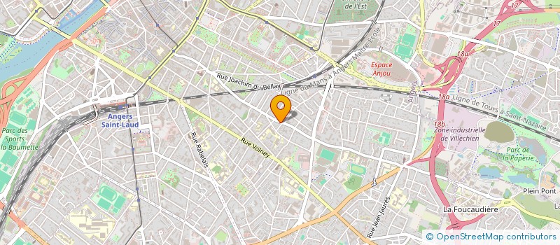 localisation de l'entreprise ANACHA2021 à ANGERS
