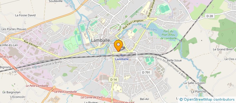 localisation de l'entreprise ANACHEM FINANCES à LAMBALLE-ARMOR